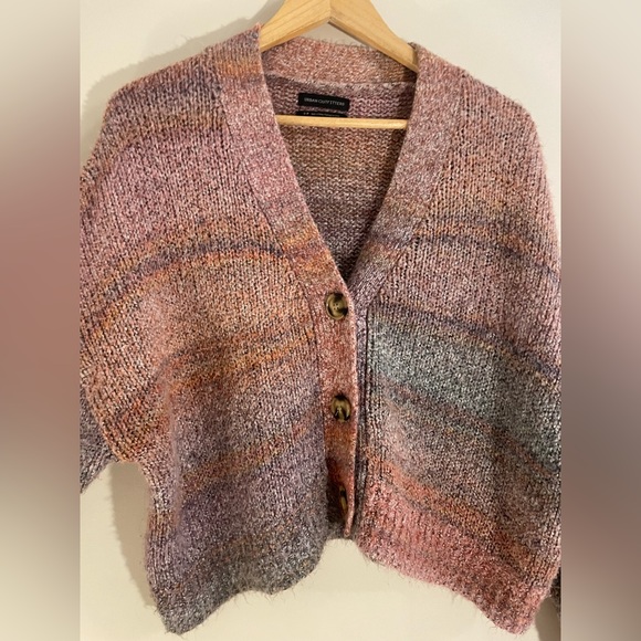 Urban Outfitters Cropped Cozy knit slouchy super soft cardigan. Small - Picture 3 of 4
